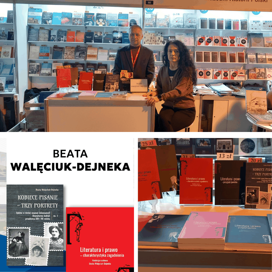 Kobiece pisanie trzy portrety Beaty Waleciuk Dejneki na Targach Ksiazki Historycznej w Warszawie